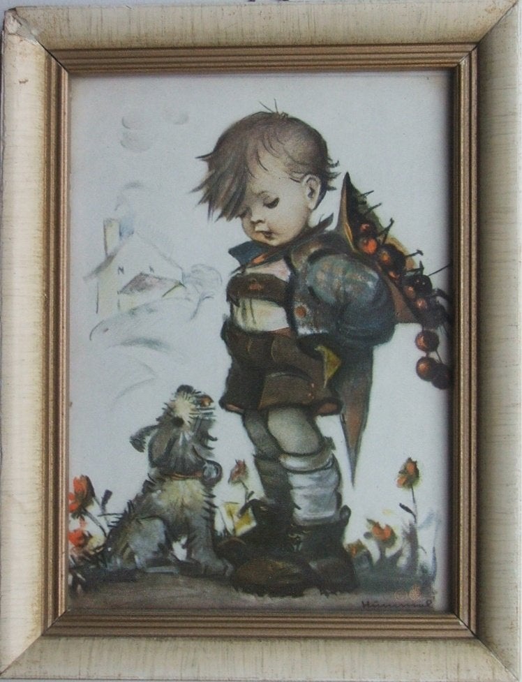 Hummel ansicht, Ophalen of Verzenden, 1940 tot 1960, Ongelopen, Kinderen