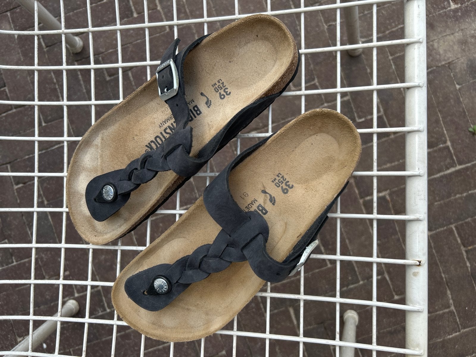 Birkenstocks voor dames, Zwart, Zo goed als nieuw, Sandalen of Muiltjes, Ophalen of Verzenden