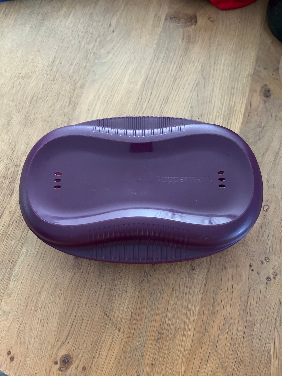 Tupperware Microgolf Stomer Set - Paars, Paars, Overige typen, Ophalen of Verzenden, Zo goed als nieuw