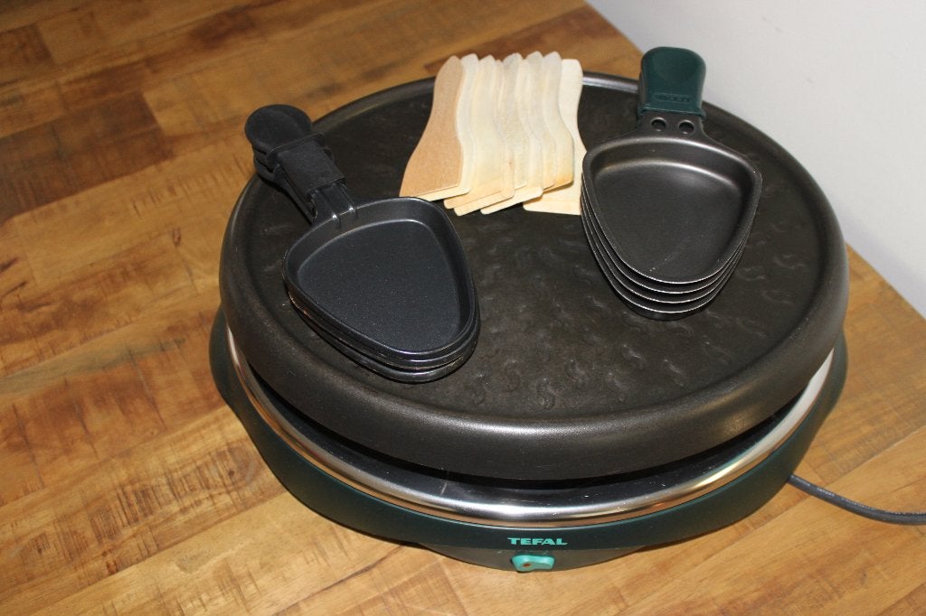 tefal gourmet set 8 persoons, Ophalen of Verzenden, Gebruikt, 8 personen of meer
