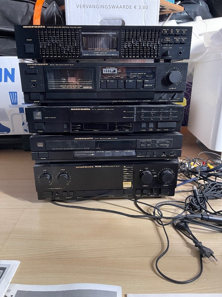 Marantz stereo toren, Ophalen, Zo goed als nieuw, Cassettedeck, Overige merken