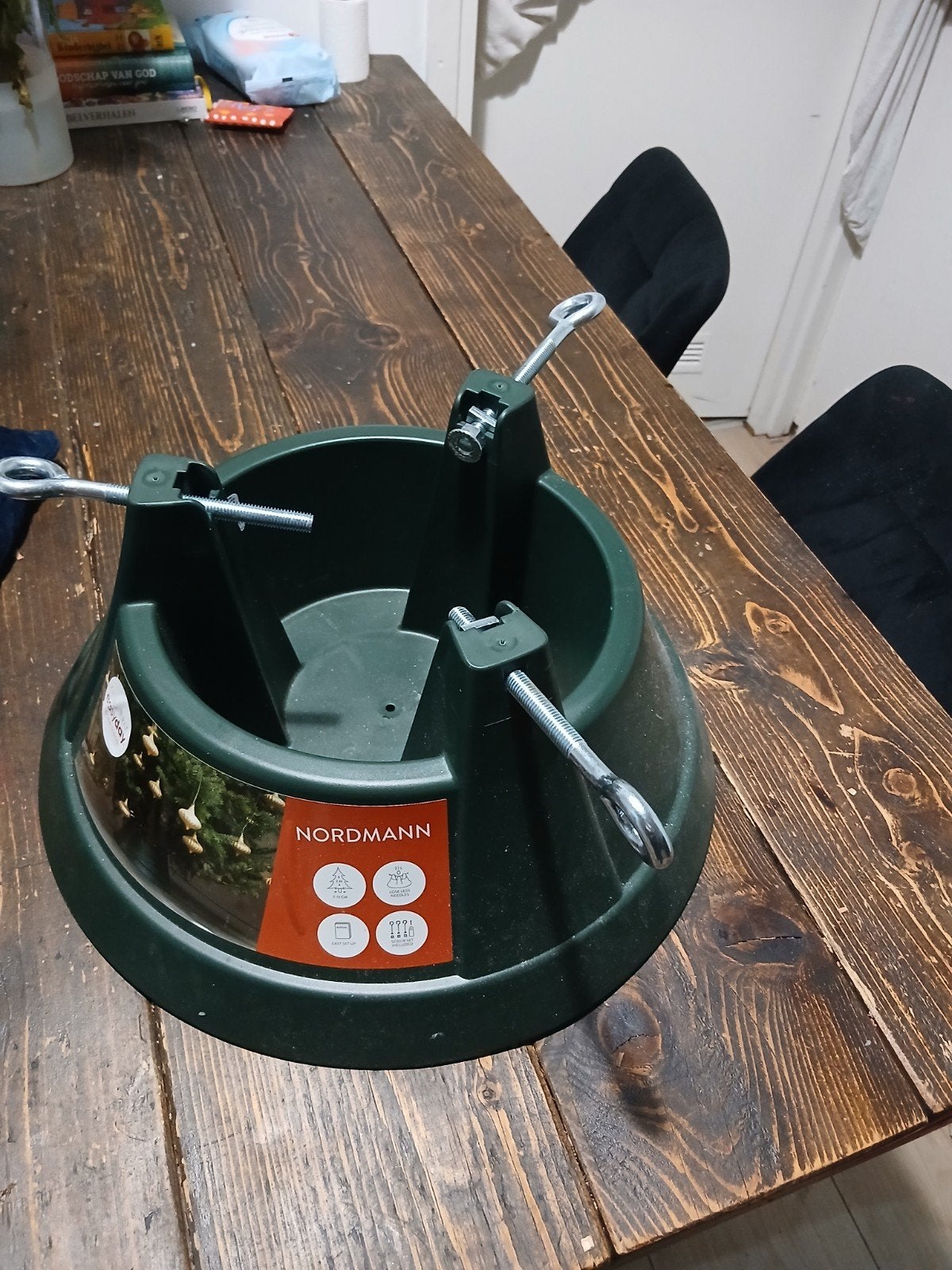 kerstboomstandaard, Diversen, Ophalen