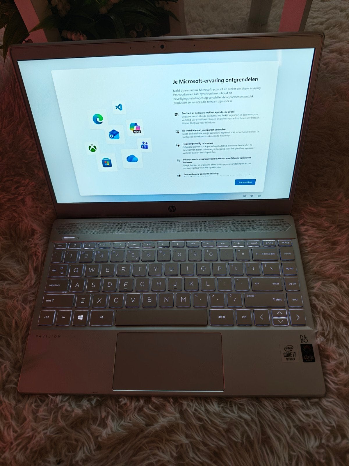 HP Pavilion laptop  13-an1400nd - i7, 2 tot 3 Ghz, Intel Core i7-1065G7, 8 GB, 13 inch