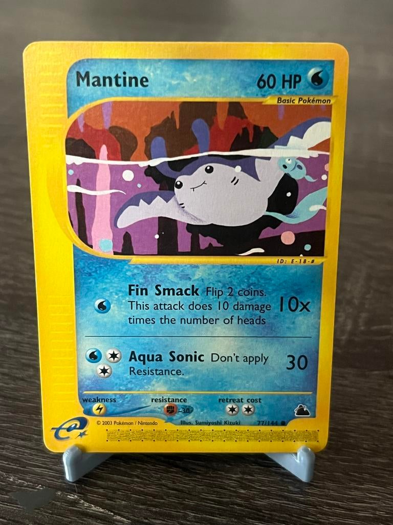 Mantine (77/144) - Skyridge - EX, Ophalen of Verzenden, Zo goed als nieuw, Losse kaart