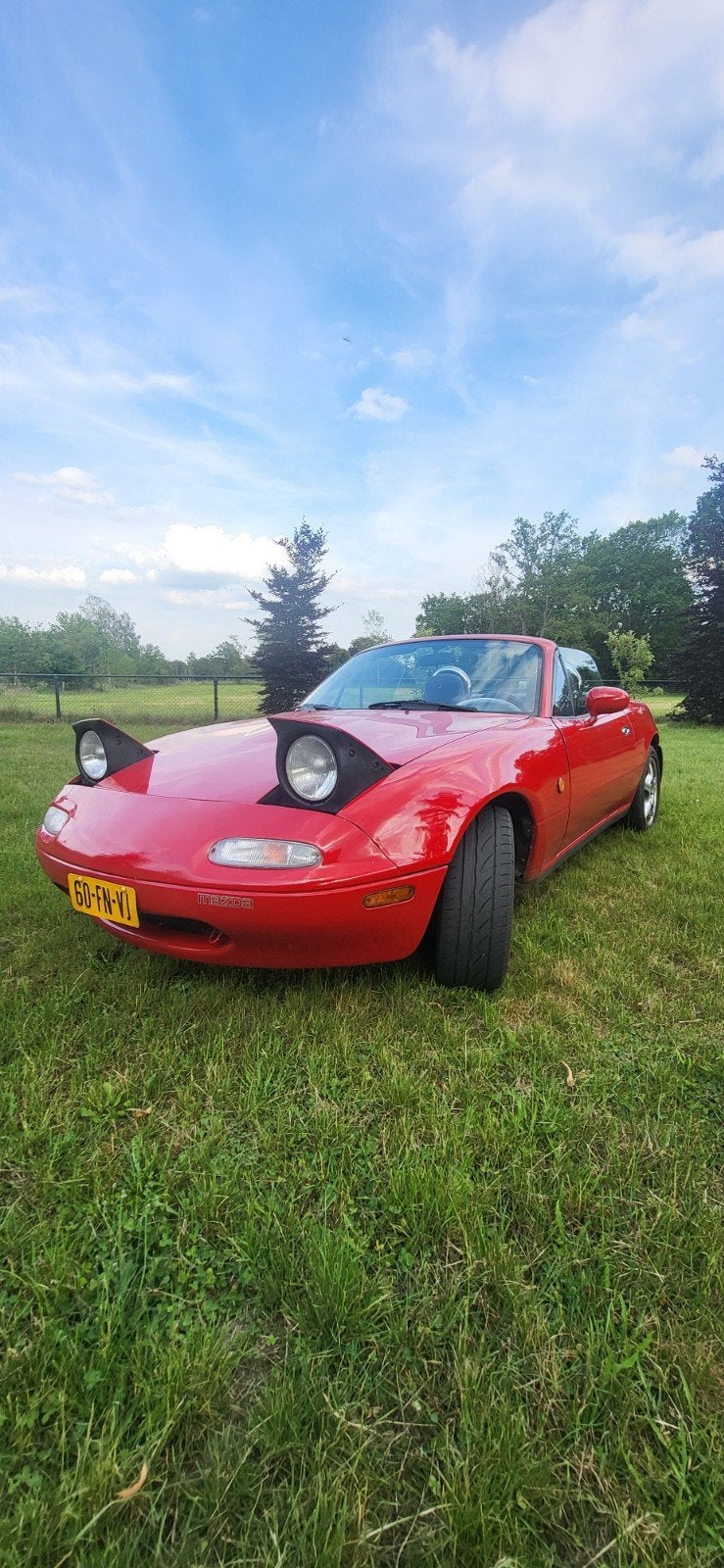 Mazda MX-5 1.6 U9 1992 Rood, Auto's, Mazda, Achterwielaandrijving, 4 cilinders, Cabriolet, Handgeschakeld