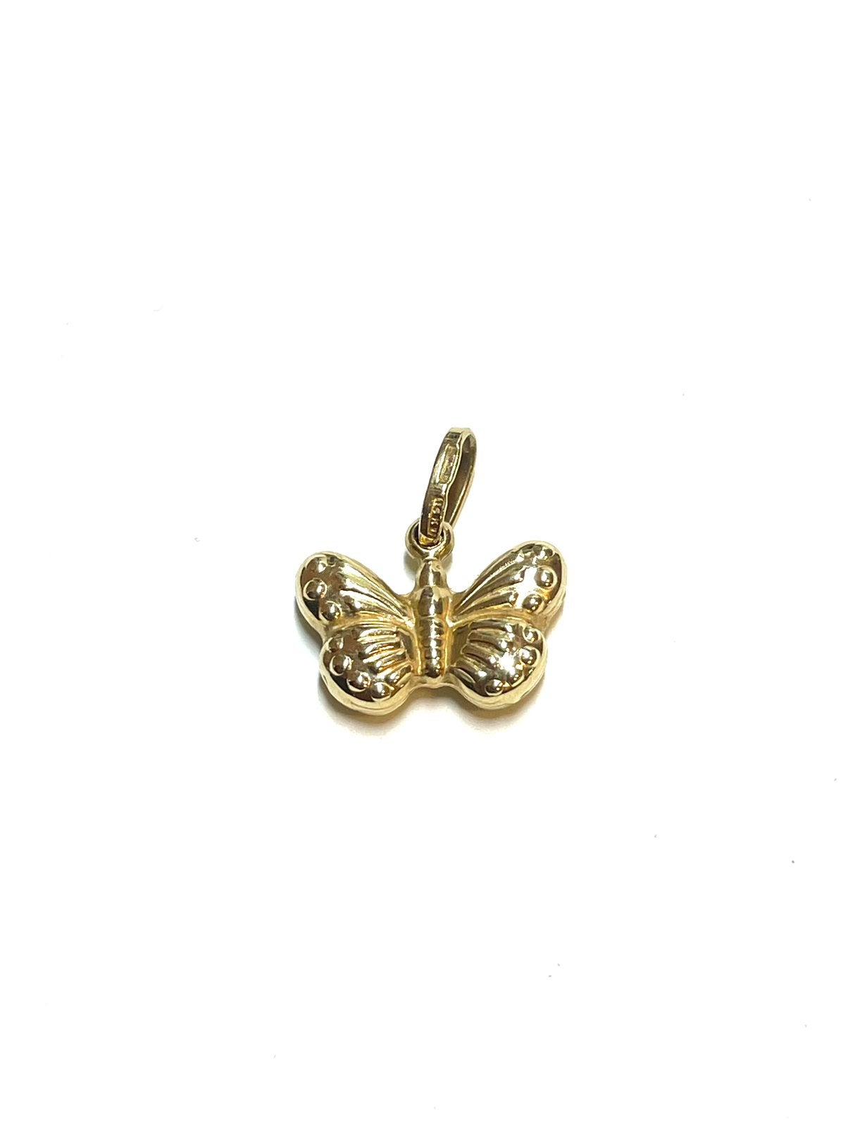 14k gouden vlinder hanger, -, -, Ophalen of Verzenden, Zo goed als nieuw
