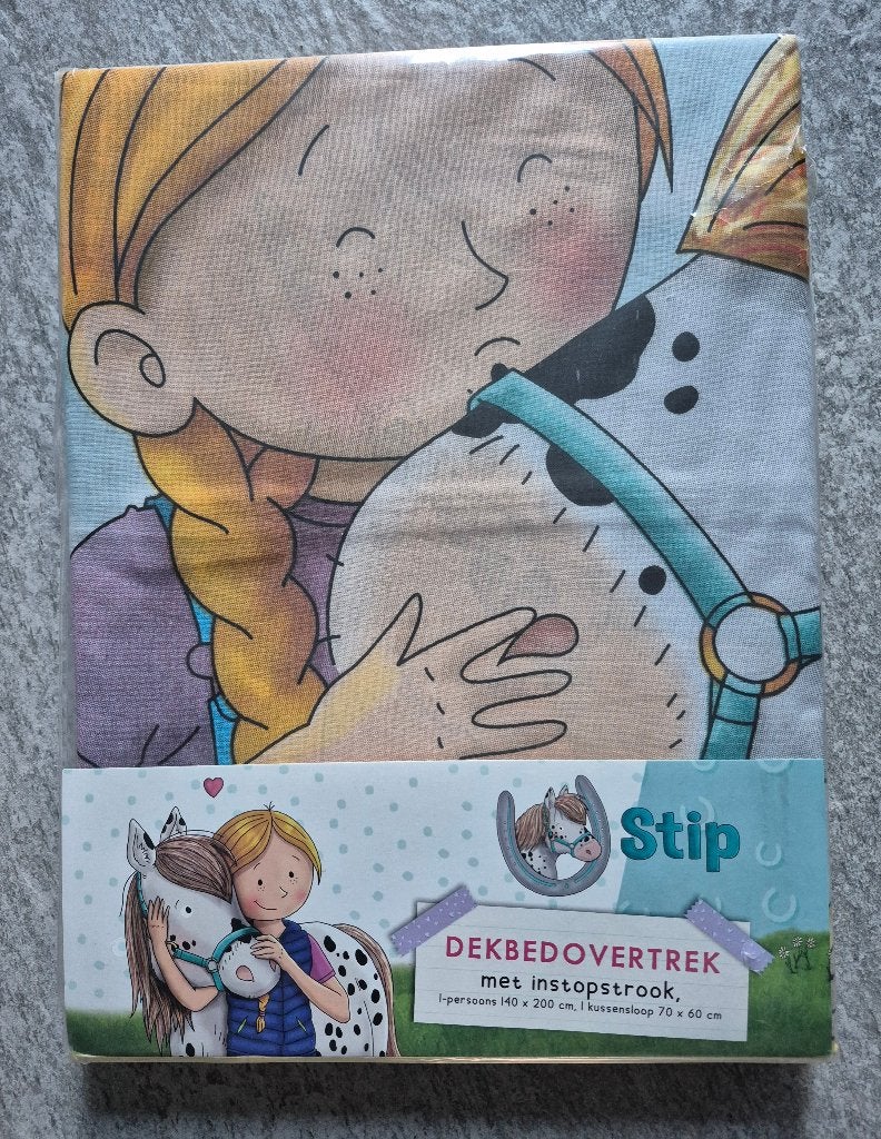Dekbed Overtrek Nieuw in originele verpakking maat140x 200 c, Wit, Dekbedovertrek, Ophalen of Verzenden, Nieuw