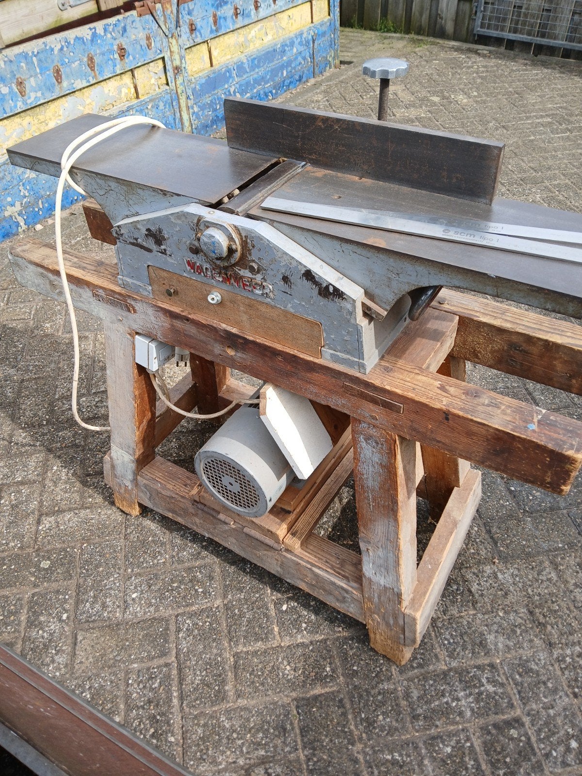 Wagenveer Vlakbank met SCM Tipo 1 messen, Doe-het-zelf en Verbouw, Gereedschap | Overige machines, Ophalen
