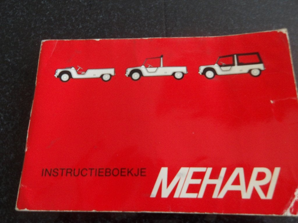 Citroën Mehari - Instructieboekje - NL, Verzenden