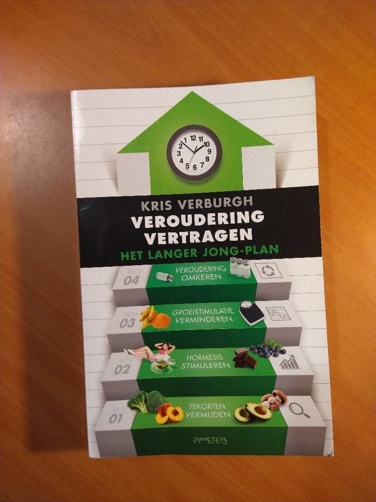 Verburgh, Kris. Veroudering vertragen. Het langer jong-plan, Ophalen of Verzenden