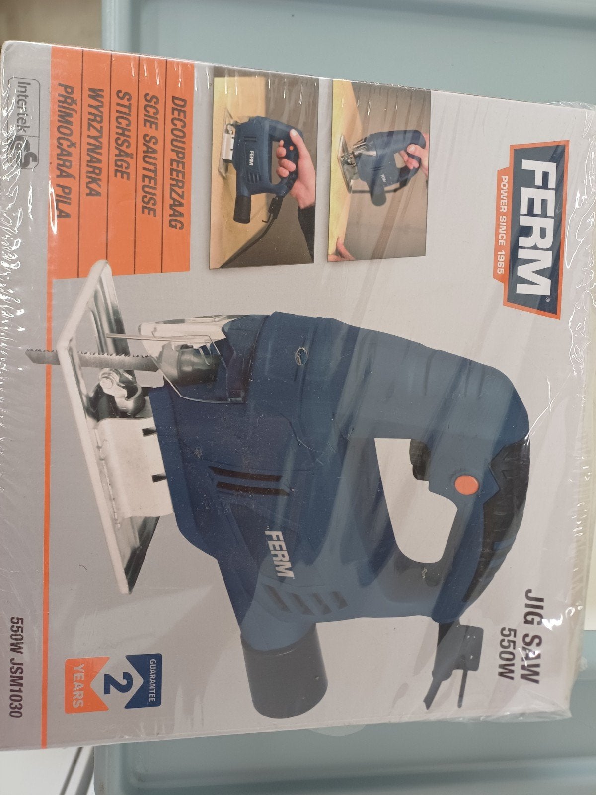 Ferm Decoupeerzaag 550W JSM1030 - Nieuw in doos, Decoupeerzaag, Nieuw, Ophalen of Verzenden, 30 tot 70 mm