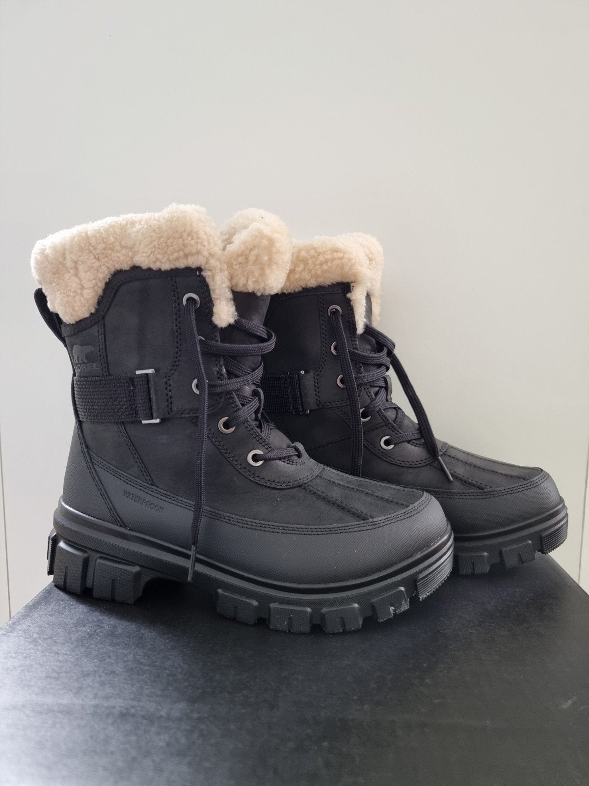 Sorel Torino V Parc WP Snowboots, maat 38.5 (NIEUW!), Kleding | Dames, Schoenen, Zwart, Snowboots, Nieuw, Sorel