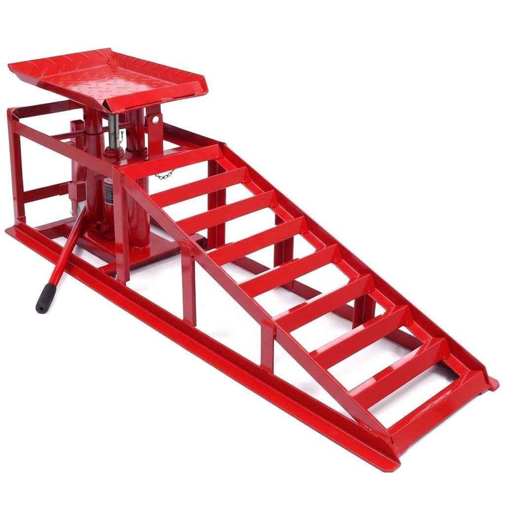 Auto Oprijplaten Hydraulische Hefbrug 3 Ton | Set van 2 Rood, Verzenden, Automotive Parts, A.parts@hotmail.nl, Trasmolenlaan 12 3447 GZ Woerden