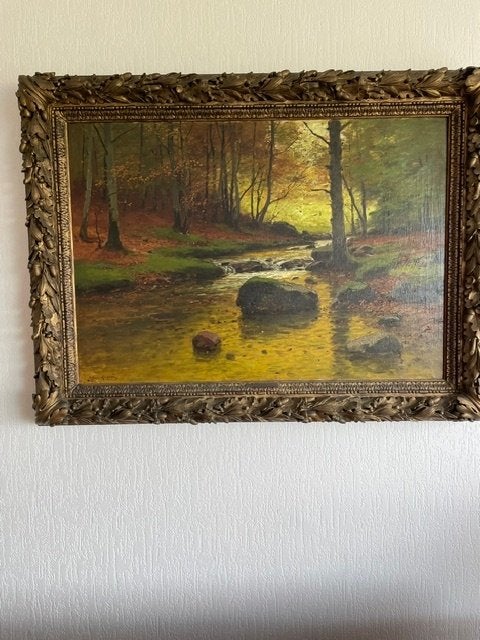 Bos waterlandschap, Ophalen