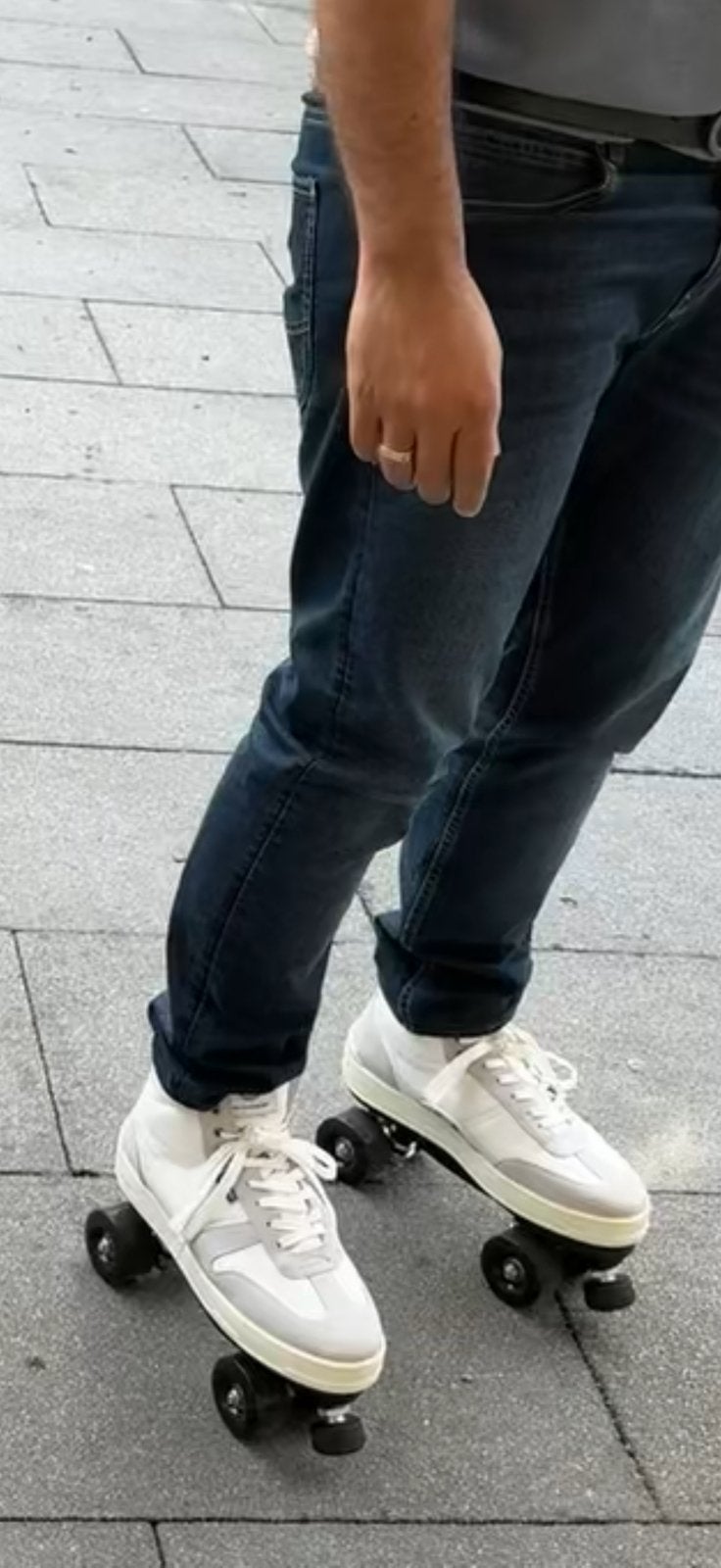 Detachable Roller Skates size 45, Ophalen, Zo goed als nieuw, Blauw
