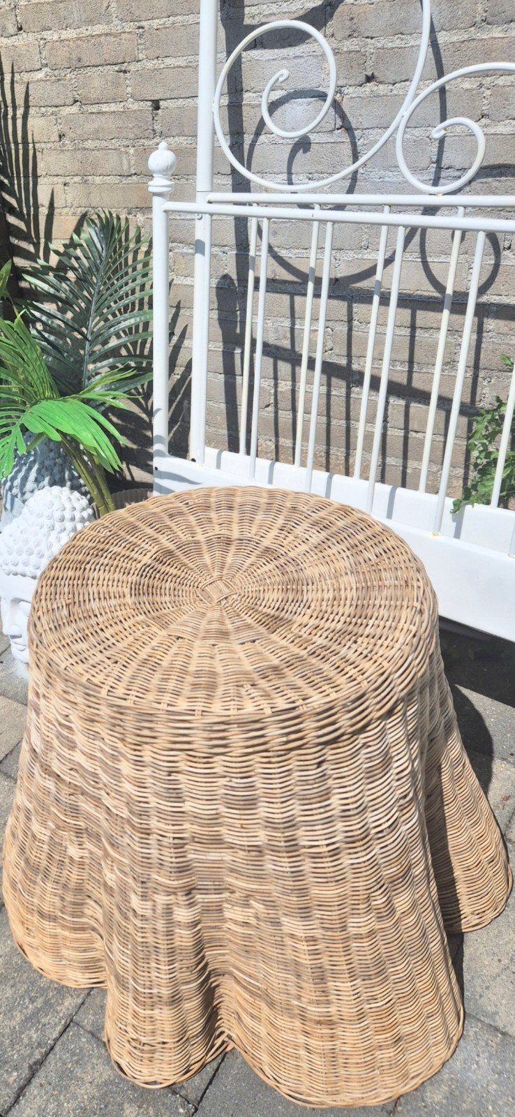 mooi boomstam tafeltje van riviera maison, Ophalen, Zo goed als nieuw, Rond, Minder dan 55 cm