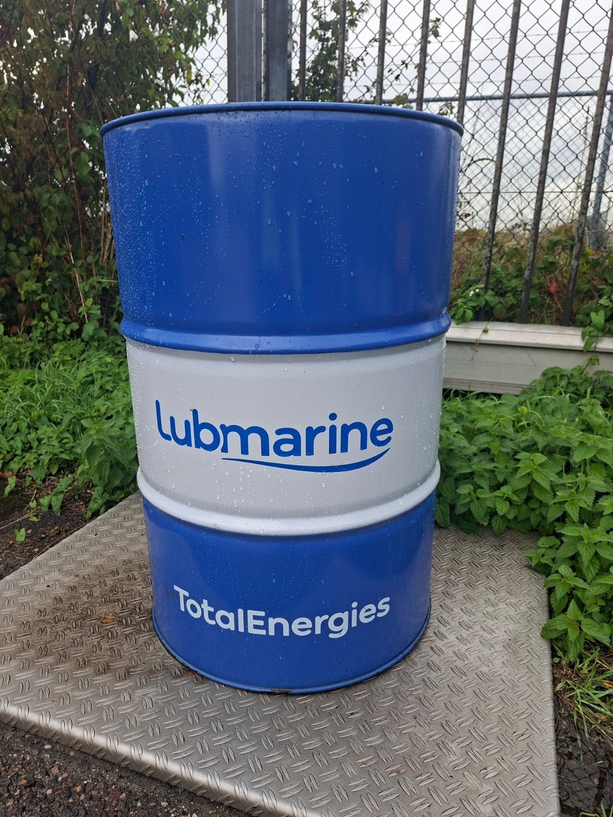 Lege Lubmarine TotalEnergies oliedrum/olievat. 36x, Ophalen of Verzenden