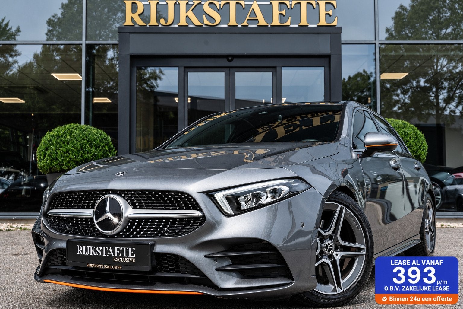 Mercedes A-klasse A200 AMG|PANO|BURMESTER|CAMERA|18'|CARPLAY, Auto's, Gebruikt, 4 cilinders, Met garantie (alle), 163 pk