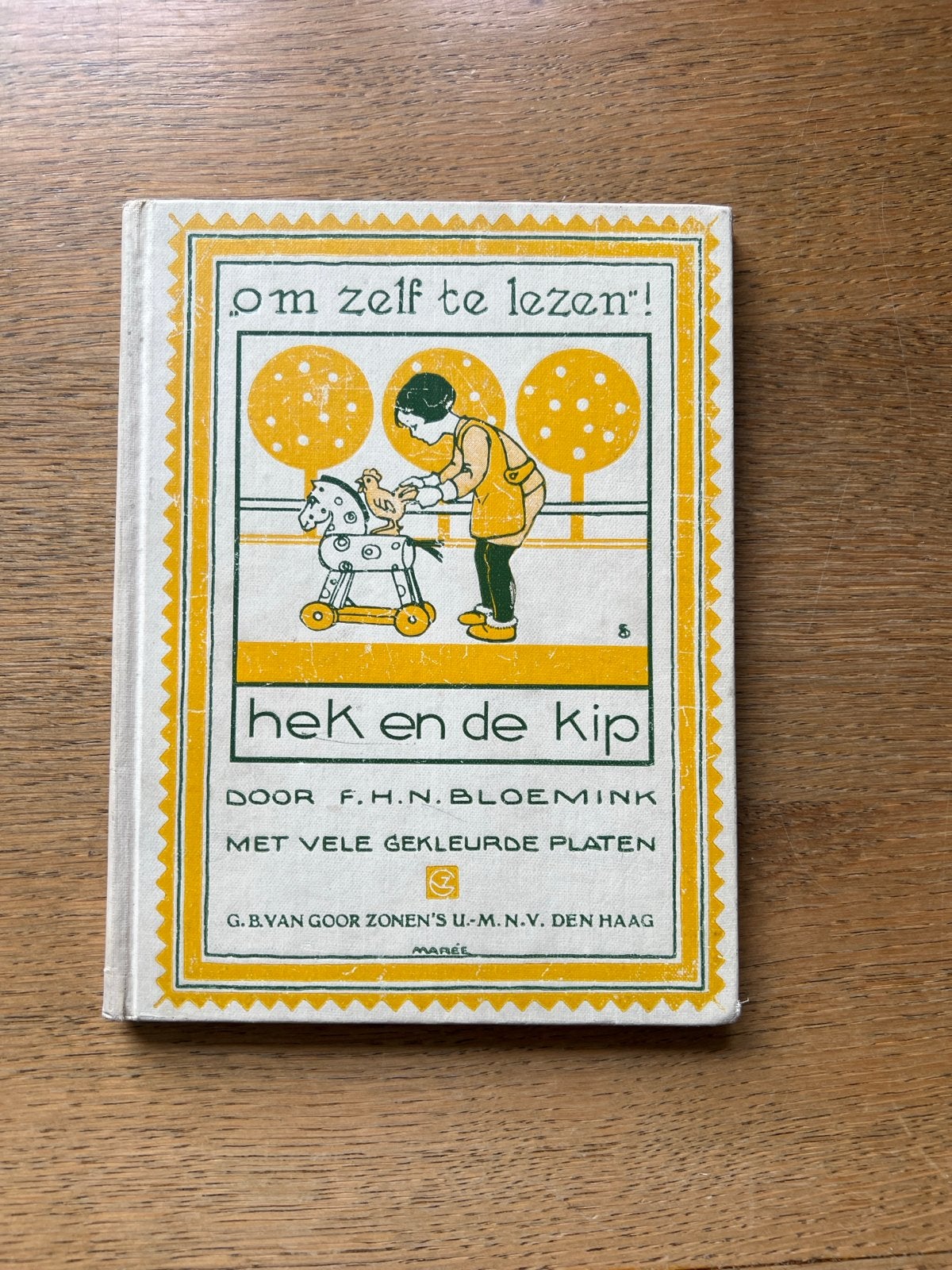 Hek en de Kip - F.H.N. Bloemink - Vintage kinderboek, Ophalen of Verzenden, Gelezen, Fictie algemeen