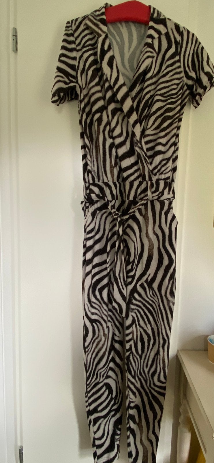 Studio Anneloes Jumpsuit Zebra print maat M travelstof, Kleding | Dames, Ophalen of Verzenden, Zo goed als nieuw, Maat 38/40 (M)