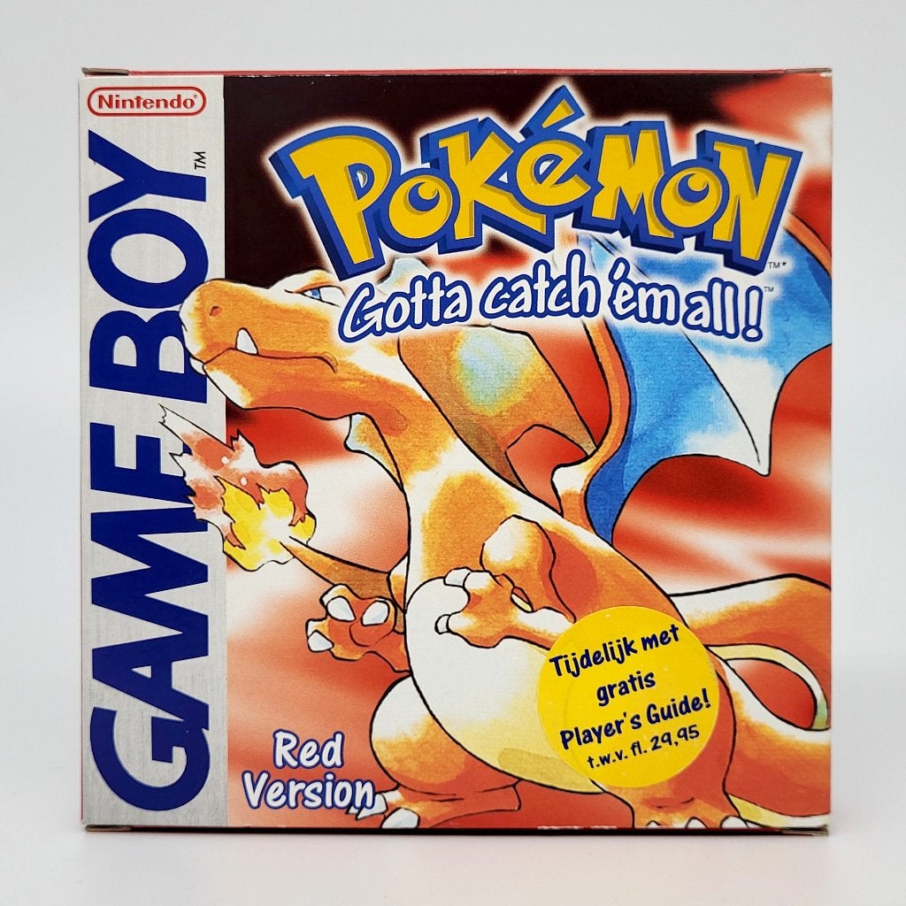 Pokemon Red Version - Nintendo Game Boy - CiB, Spelcomputers en Games, Games | Nintendo Game Boy, Avontuur en Actie, Gebruikt