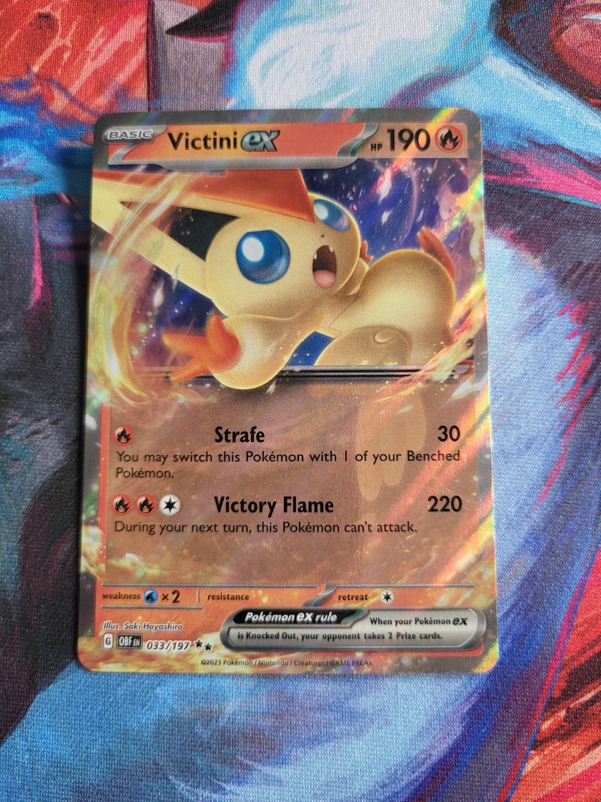 Victini EX - Obsidian Flames #033/197, Ophalen of Verzenden