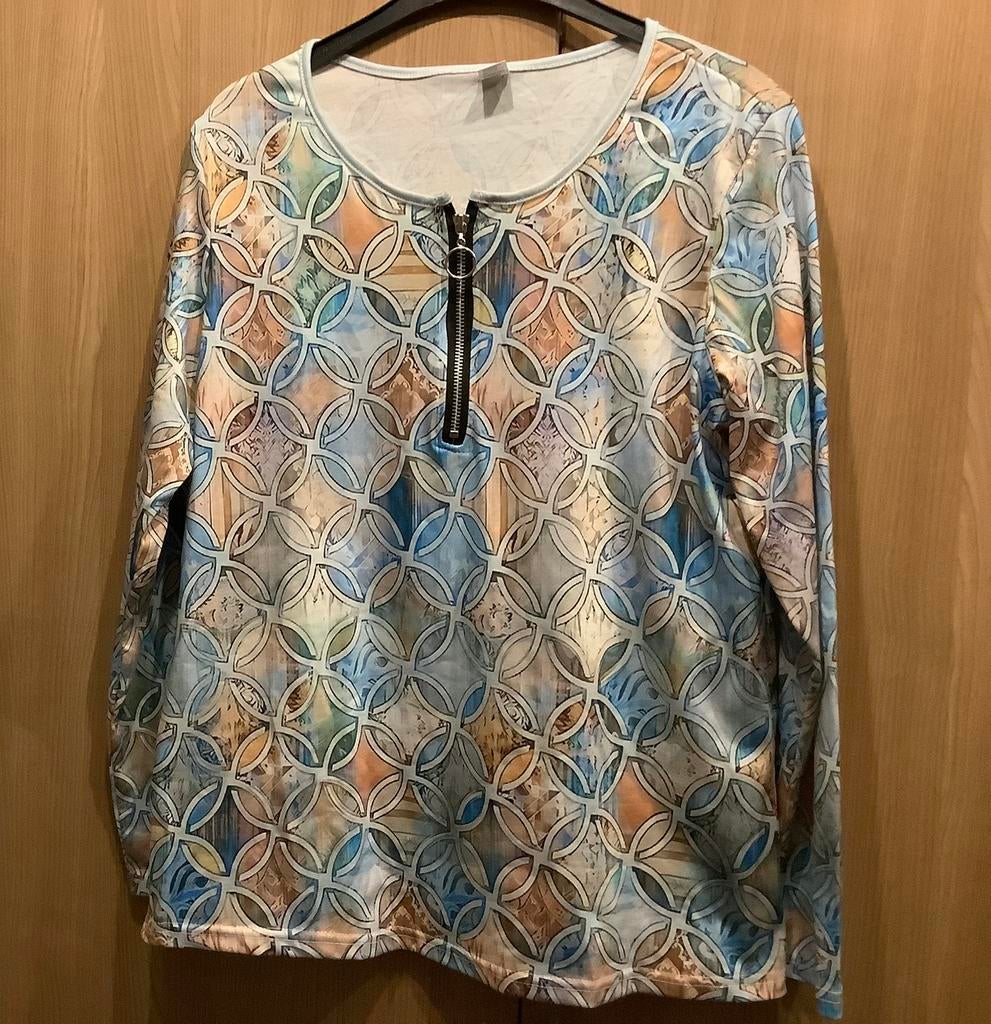 Shirt // Top. mt.   M.      Chaos- Monkey, Verzenden, Nieuw, Maat 38/40 (M), Blauw