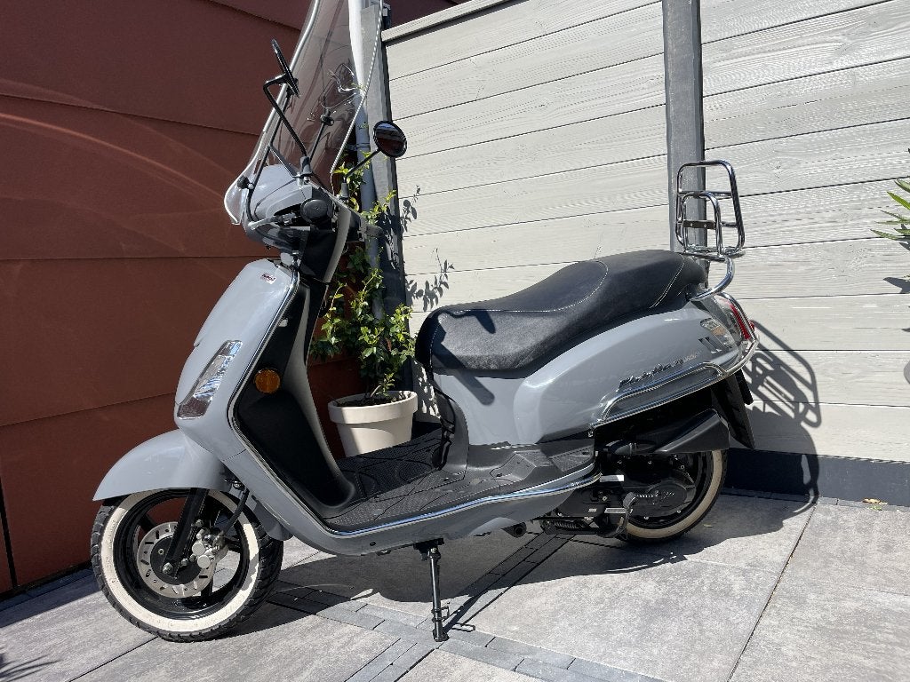 Sym Fiddle 2 als nieuw met slechts 80KM, Fietsen en Brommers, Scooters | SYM, Nieuw, Fiddle, Maximaal 25 km/u, Benzine, Ophalen