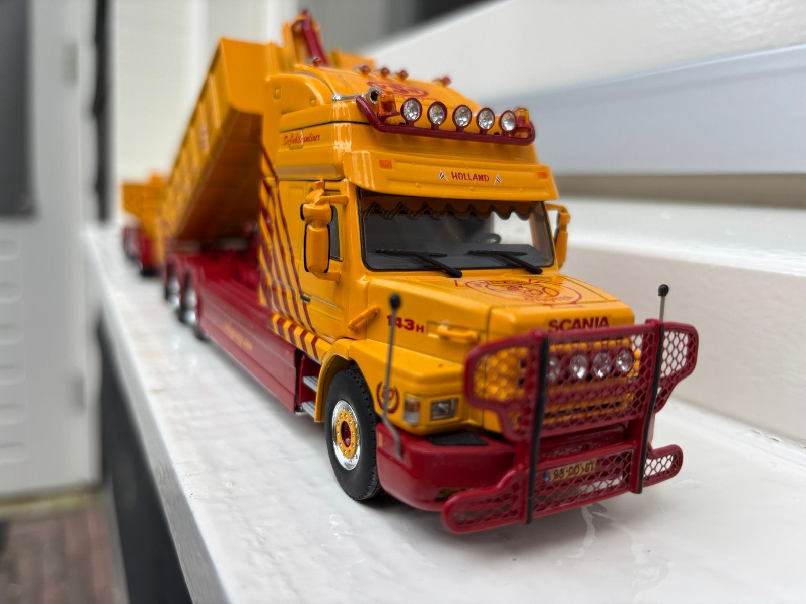WSI Scania 143 H Torpedo 1:50 VSB, Hobby en Vrije tijd, Ophalen of Verzenden, Zo goed als nieuw, Bus of Vrachtwagen, Wsi