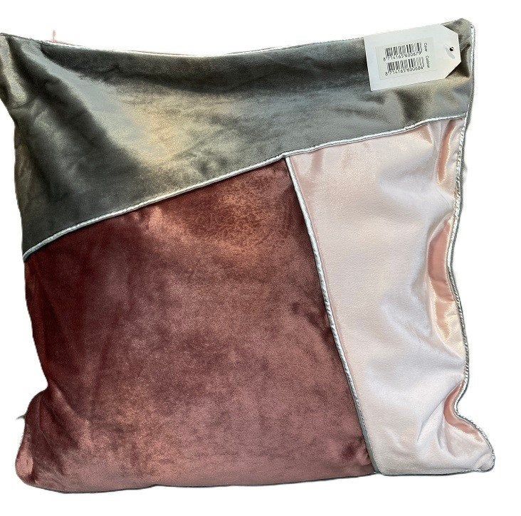 KUSSENHOES LUXE MELLE 45X45 CM ROZE NIEUW, Wasbaar, -, Rugkussen, -