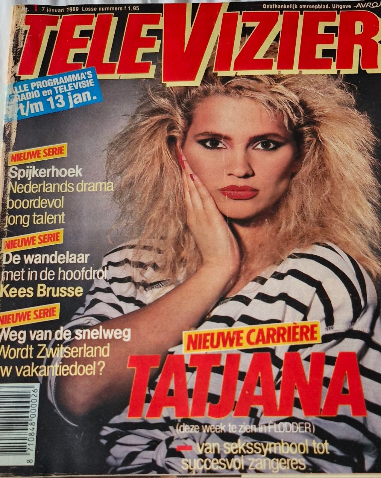 Televizier Magazine 7 Januari 1989 - Tatjana Simic, Boeken, Ophalen of Verzenden, Gelezen, Overige typen