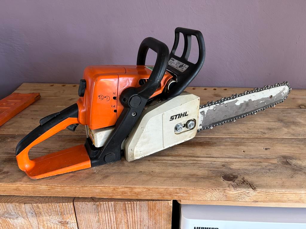 Te koop Stihl MS 210 kettingzaag, Ophalen of Verzenden, Gebruikt, Benzine