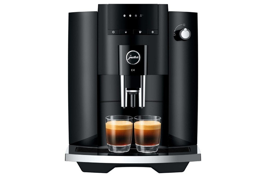 JURA E4 Piano Black Koffiemachine - NIEUW in doos, Witgoed en Apparatuur, Koffiezetapparaten, Afneembaar waterreservoir, 10 kopjes of meer