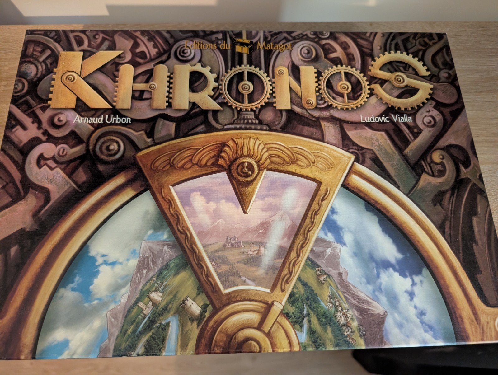 Khronos Bordspel - Strategisch Tijdreizen Avontuur, Vijf spelers of meer, Ophalen of Verzenden, Zo goed als nieuw, Editions du Matagot