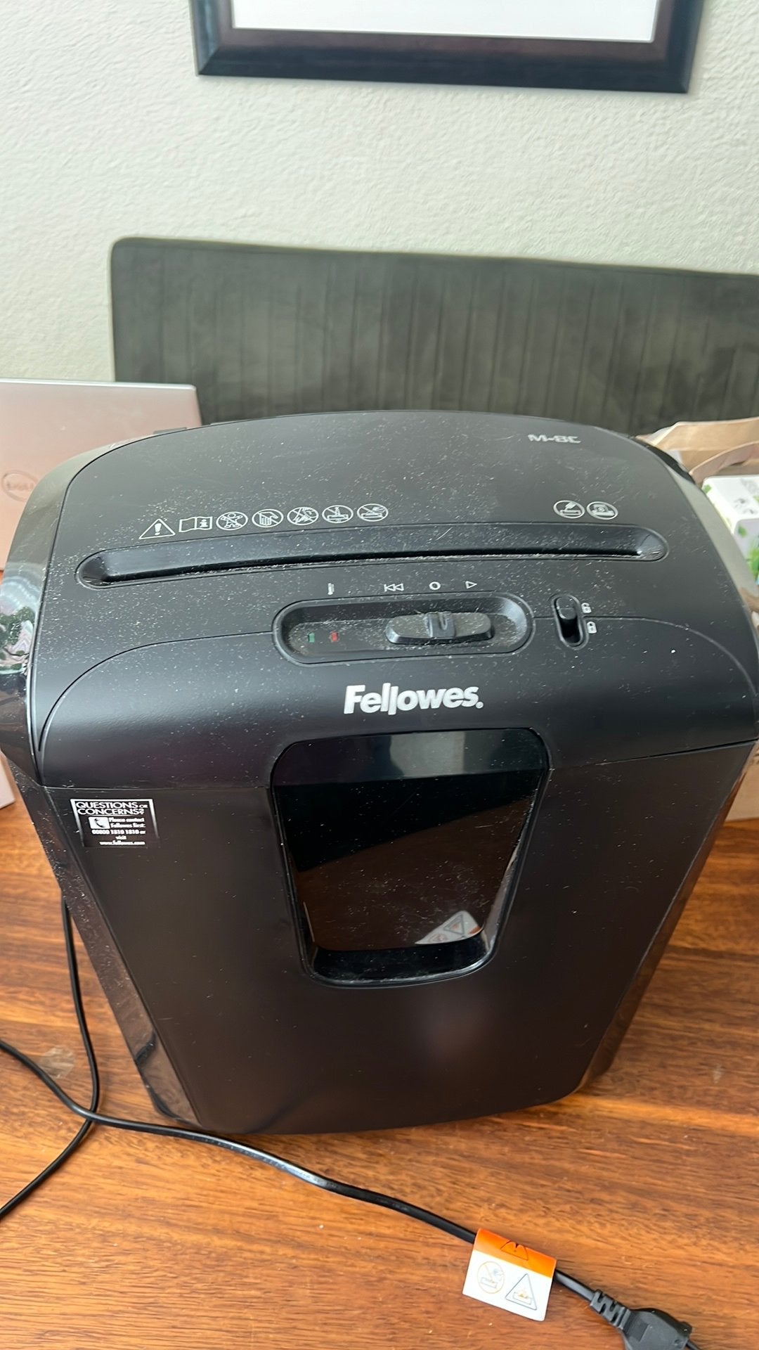 Fellowes M 8C papierversnipperaar, zeer nette staat, Ophalen of Verzenden, Zo goed als nieuw