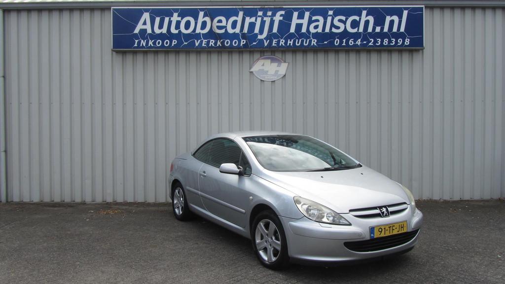 Peugeot 307 2.0 16V CC, Voorwielaandrijving, Zwart, Cabriolet, 4 stoelen