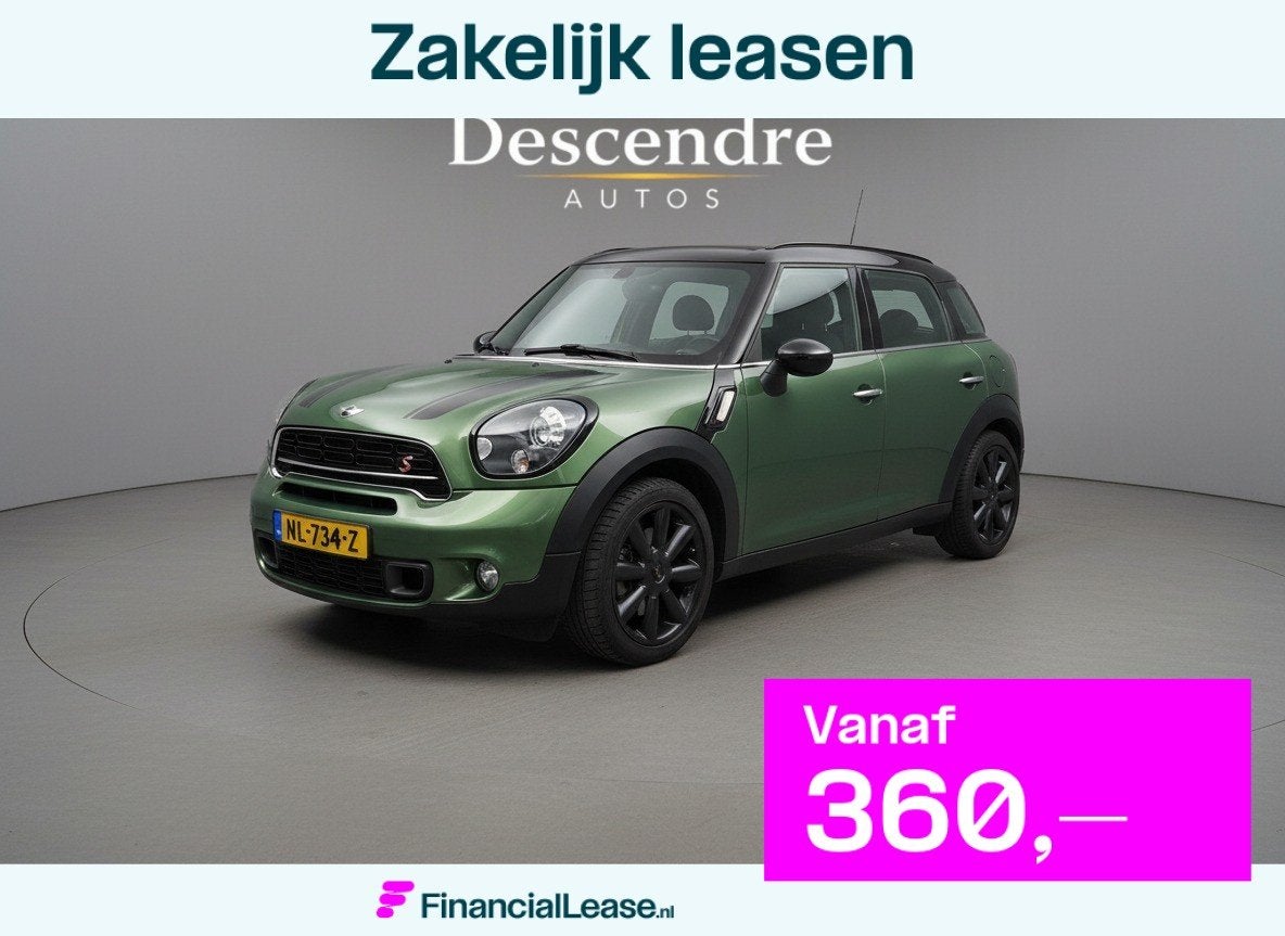 MINI Countryman Mini 1.6 Cooper S Chili 12 maand garantie, Voorwielaandrijving, Gebruikt, Met garantie (alle), Leder