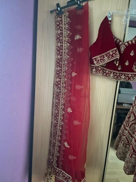 NIEUW! Indiase kleding Lehenga, Ophalen, Nieuw, Rood, Overige typen