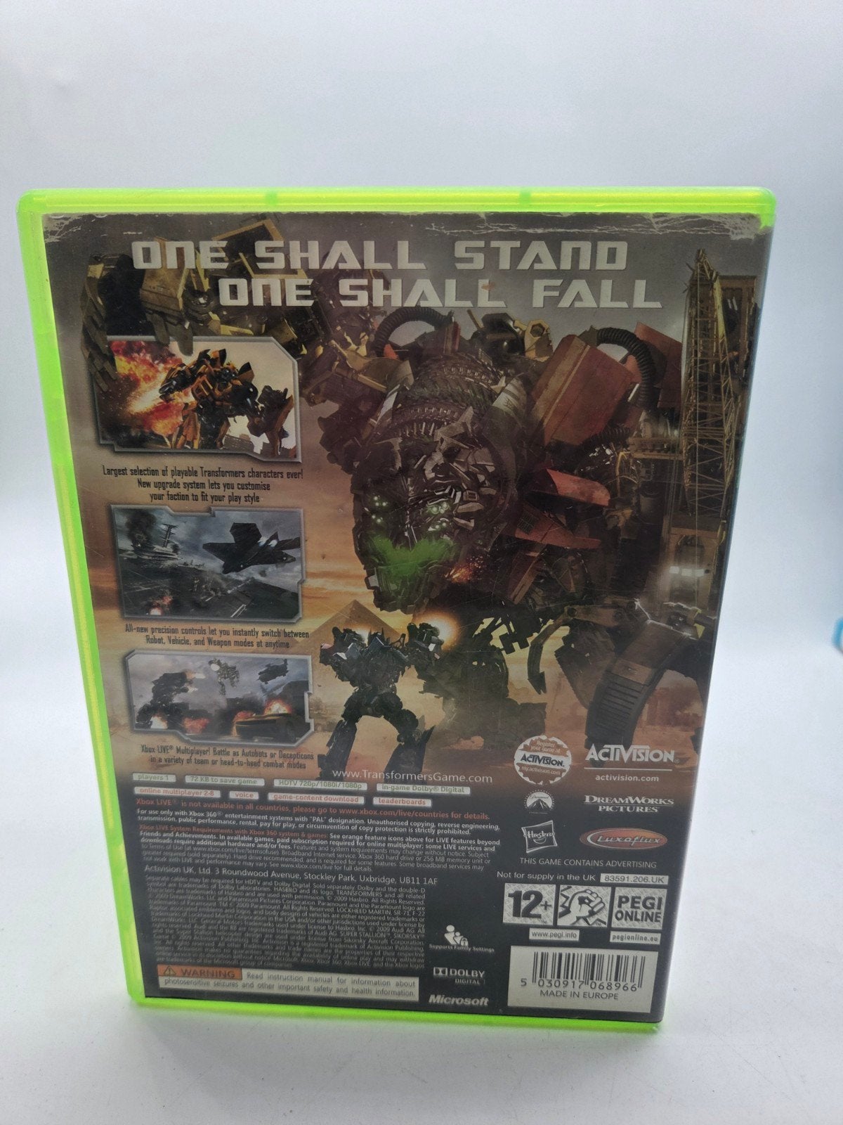 Transformers: Revenge of the Fallen - Xbox 360, Avontuur en Actie, Activision, 1 speler, Ophalen of Verzenden