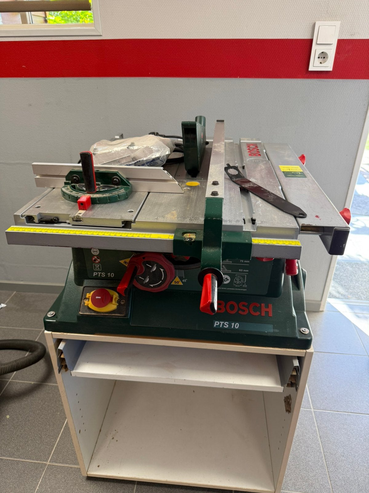 Bosch PTS10 zaagtafel, Ophalen, Gebruikt, Cirkelzaag, 70 mm of meer