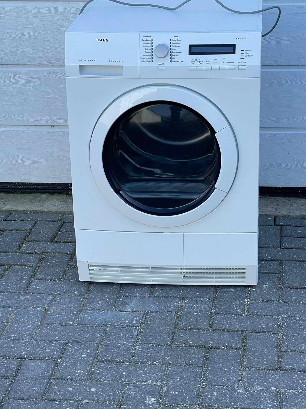 Mooie,AEG Warmtepompdroger 8KG in top staat A+++, Anti-kreukfase, 8 tot 10 kg, Ophalen of Verzenden, Zo goed als nieuw