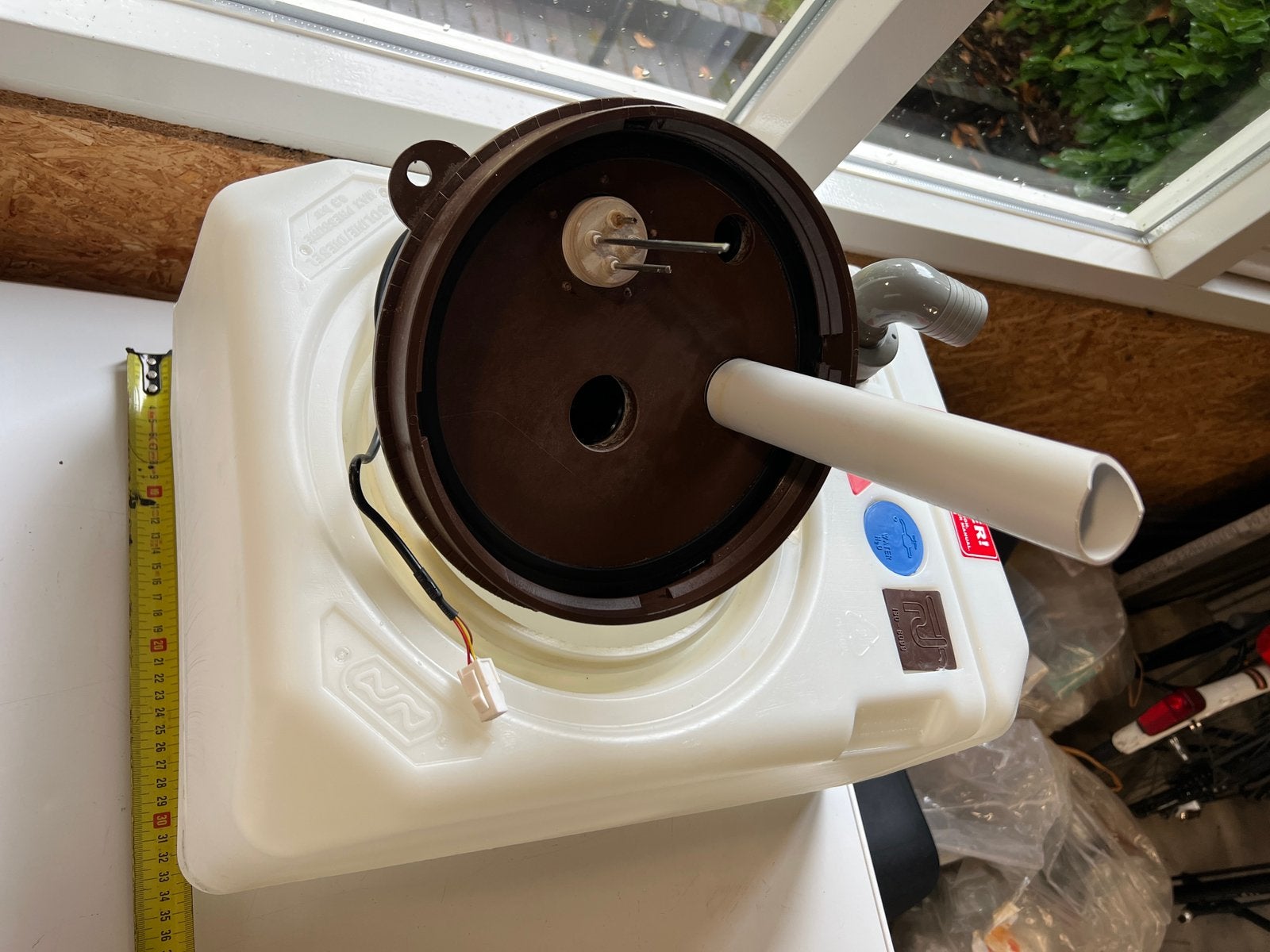 Vuilwatertank installatie, Watersport en Boten, Bootonderdelen, Ophalen of Verzenden, Gebruikt, Kombuis en Sanitair, Zeilboot of Motorboot