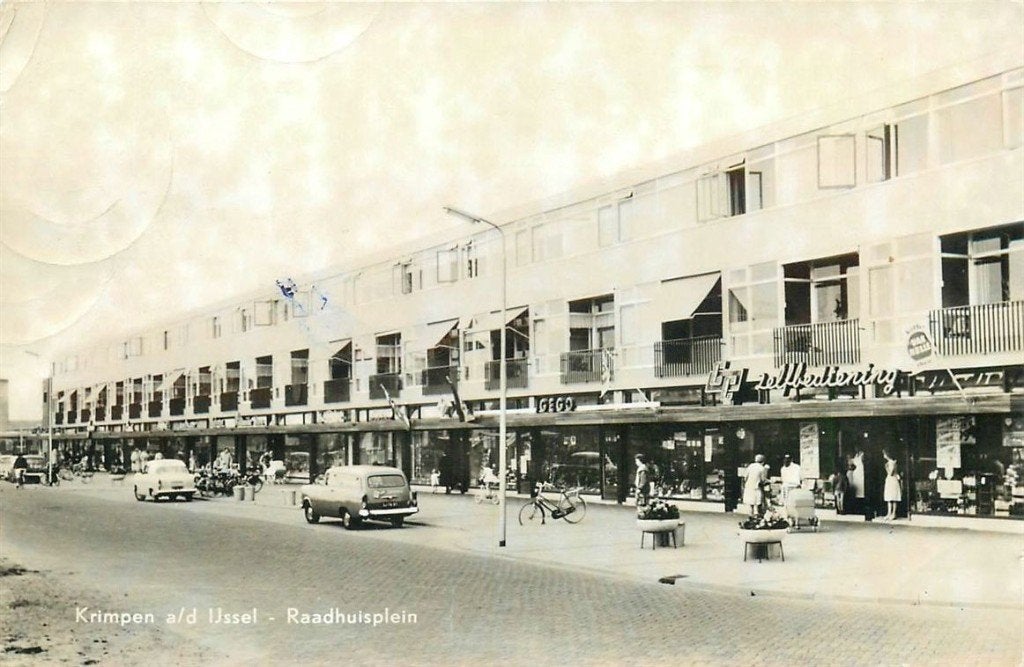 701-431-027 Krimpen ad Ijssel Raadhuisplein, Verzamelen, Ophalen of Verzenden, Voor 1920, Zuid-Holland