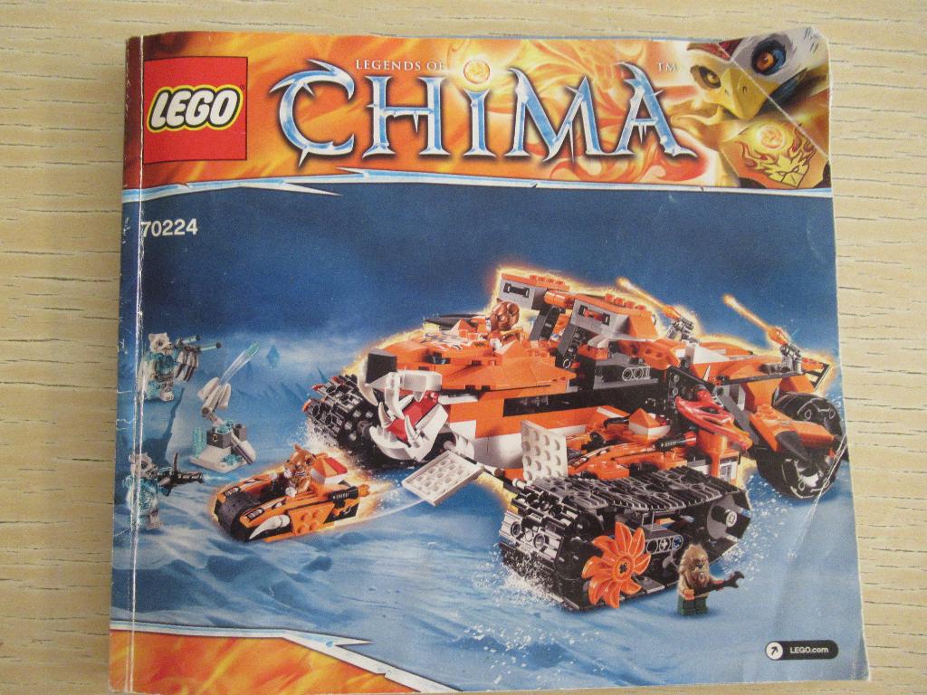 lego chima 70224 Tiger's mobiele commandopost, Compleet, Lego, Ophalen of Verzenden, Zo goed als nieuw