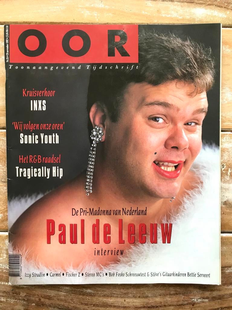 OOR Magazine 1992 WALLFLOWERS Sonic Youth INXS Fischer Z, Ophalen of Verzenden, Zo goed als nieuw, Muziek, Film of Tv