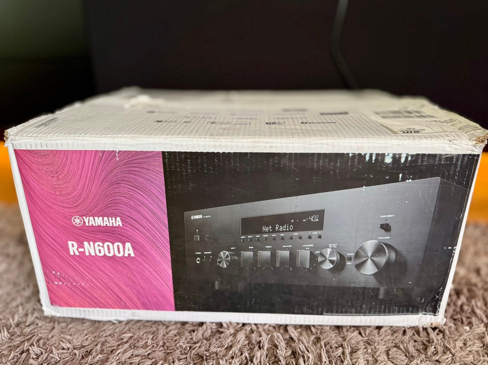 Yamaha R-N600A netwerkreceiver – als nieuw –compleet in doos, Ophalen, Zo goed als nieuw, Yamaha