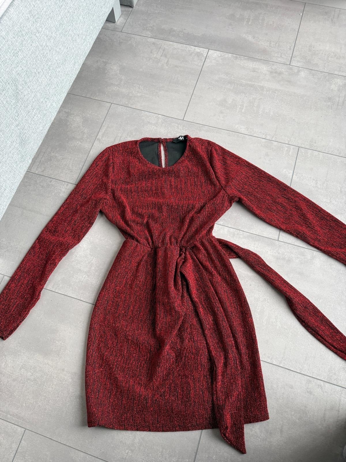 Most Wanted Lucy Glitter Knot Jurk - Maat M, Maat 38/40 (M), Verzenden, Zo goed als nieuw, Boven de knie