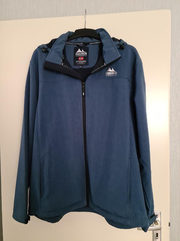 Nordberg Softshell Jas 3XL - Blauw, Maat 56/58 (XL), Ophalen of Verzenden, Zo goed als nieuw, Nordberg