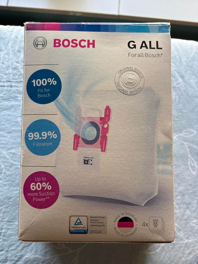 Bosch Stofzuigerzakken G ALL (5 stuks), Ophalen of Verzenden, Nieuw, Stofzak, Overige typen