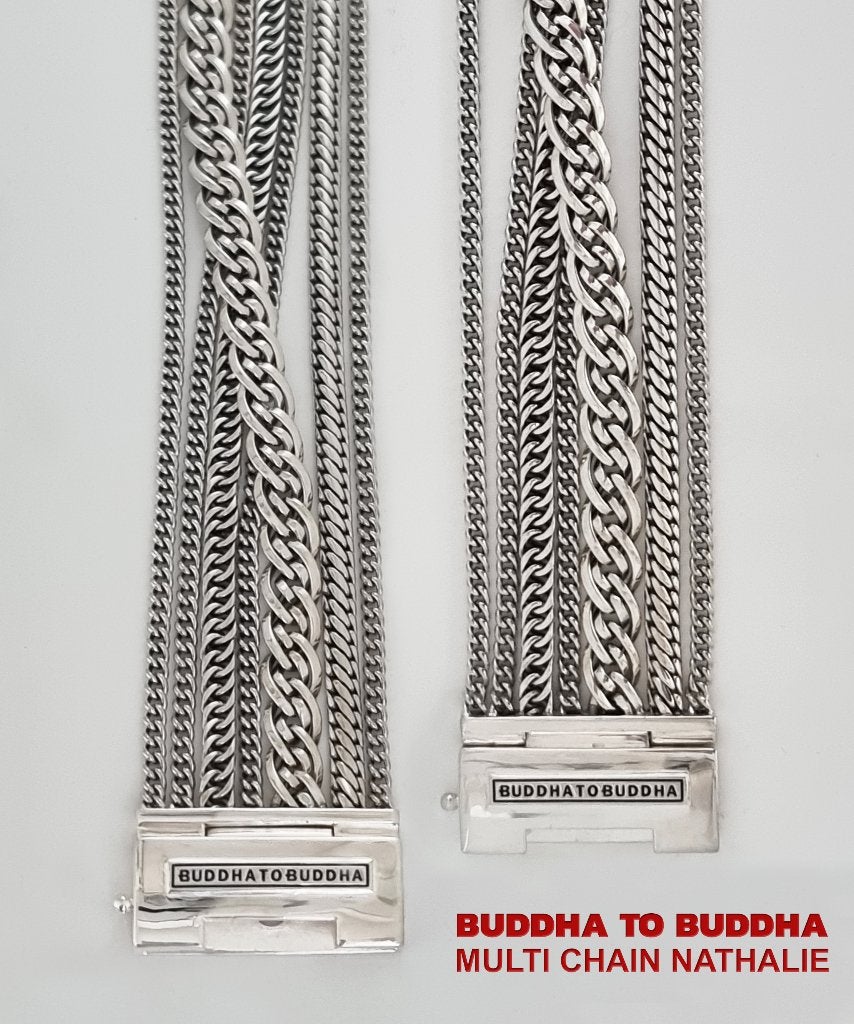Buddha to Buddha Multi Chain-Nathalie armband €160 KORTING!, Ophalen of Verzenden, Nieuw, Zilver, Zilver